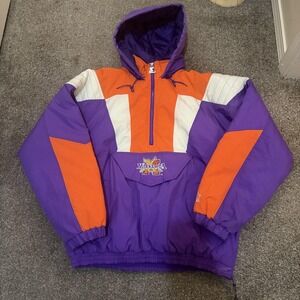 Vintage Minnesota State Screaming Eagles Jacket Mens XL Starter Coach Sitcom 90s